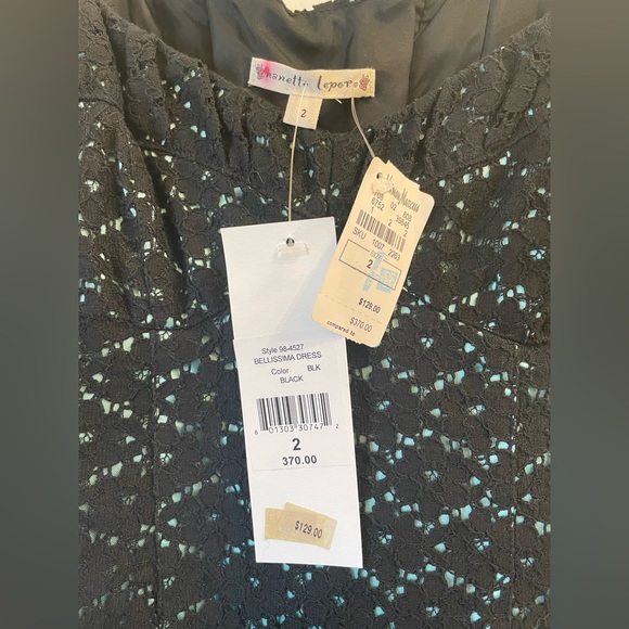 ⭐️NWT⭐️Nanette Lepore black lace dress, size 2 - Picture 8 of 9